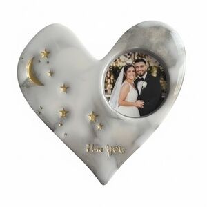 Custom Marble I love you Refrigerator Magnet